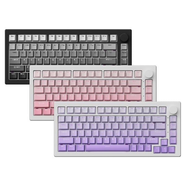  Bàn phím cơ AKKO 5075 V3 Akko Frost Pink 