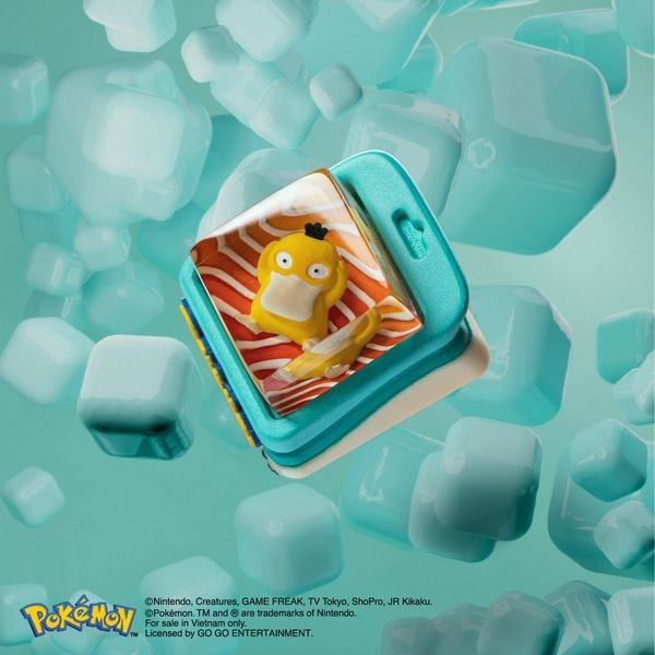 nShop bán Pokemon Artisan Keycap Psyduck Koduck SEM Profile - Dwarf Factory bản quyền chính hãng