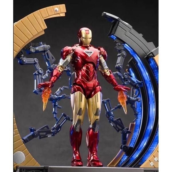  Mô hình Marvel - Iron Man MK6 - Suit-up Gantry - ZD Toys - ZM80 