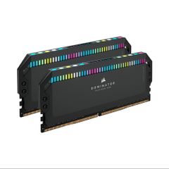 Ram PC Corsair Dominator Platinum Black RGB 64GB 5200Mhz DDR5 (2x32GB) CMT64GX5M2B5200C40