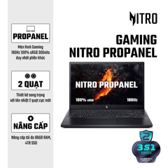 Laptop Gaming Acer Nitro ProPanel ANV15-41-R7CR (R5-7535HS | GeForce RTX™ 4050 6GB | 16GB | 512GB | 15.6' FHD 180Hz | Win 11)