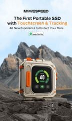 Ổ SSD di động Movespeed GD10 | 1TB | 1050MB/s | Màn hình cảm ứng