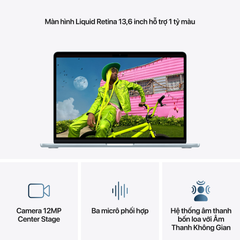 MacBook Air 15 inch M5 (10 CPU | 10 GPU | 16GB | 1TB | 15 inch | Apple Việt Nam)