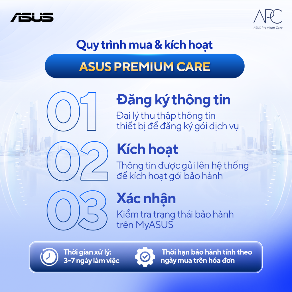 Gói dịch vụ gia hạn bảo hành Laptop Asus IWEP-12M 12 tháng (Vivobook/ Vivobook S/ Zenbook/ Gaming Vivobook)