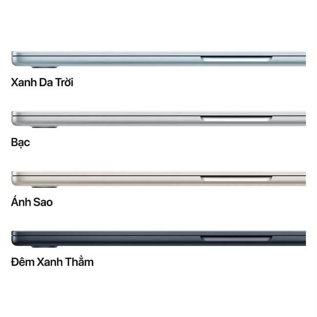 MacBook Air 15 inch M5 (10 CPU | 10 GPU | 24GB | 1TB | 15 inch | Apple Việt Nam)