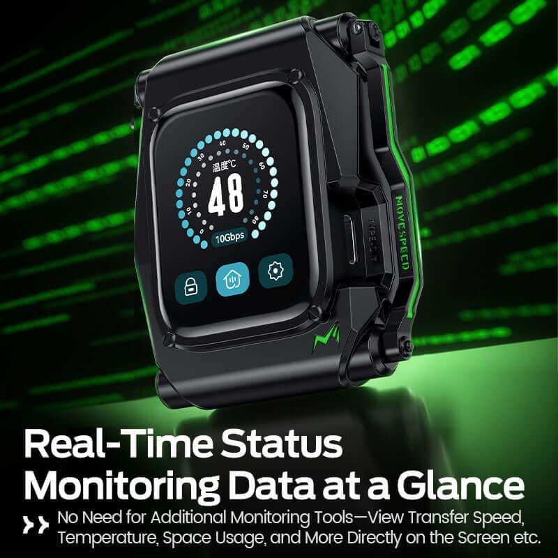 Ổ SSD di động Movespeed ST10 | 1TB | 1050MB/s | Màn hình cảm ứng