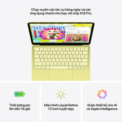 MacBook Neo 13 inch A18 PRO MHFD4SA/A (6 CPU | 5 GPU | 8GB | 256GB | 13 inch | Citrus | Apple Việt Nam)