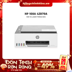 Máy in laser HP 108a (4ZB79A) Trắng đen (In, A4, A5, USB)