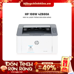 Máy in Laser trắng đen đơn năng HP 108w (4ZB80A)
