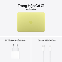 MacBook Neo 13 inch A18 PRO MHFD4SA/A (6 CPU | 5 GPU | 8GB | 256GB | 13 inch | Citrus | Apple Việt Nam)
