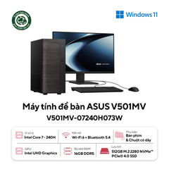 PC ASUS Mini Tower V501MV-07240H073W (Core™ 7 240H | 16GB DDR5 | 512GB SSD |  Intel Graphics | Win 11)