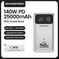 Sạc dự phòng Movespeed M25 PRO | 25000mAh | 145W