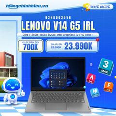 Laptop Lenovo V14 G5 IRL 83HD0035VN (Core 7-240H | 16GB | 512GB | Intel Graphics | 14' FHD | Win 11)