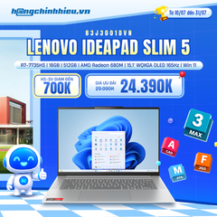 Laptop Lenovo IdeaPad Slim 5 OLED 15ARP10 83J3001DVN (R7-7735HS | 16GB | 512GB | AMD Radeon 680M | 15.1' WQXGA OLED 165Hz | Win 11)