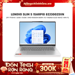 Laptop Lenovo IdeaPad Slim 5 OLED 15ARP10 83J3002SVN (R7-7735HS | 32GB | 512GB | AMD Radeon 680M | 15.1' WQXGA OLED 165Hz | Win 11)