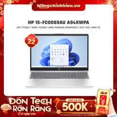 Laptop HP 15-fc0089AU A94XWPA (R7-7730U | 16GB | 512GB | AMD Radeon | 15.6' FHD | Win 11)