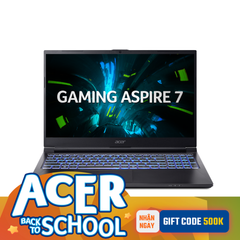 Laptop Gaming Acer Aspire 7 A715-59G-73LB (i7-12650H | GeForce RTX™ 3050 6GB | 16GB | 512GB | 15.6' FHD 144Hz | Win 11)
