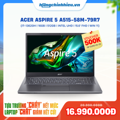 Laptop Acer Aspire 5 A515-58M-79R7 (i7-13620H | 16GB | 512GB | Intel UHD Graphics | 15.6' FHD | Win 11)