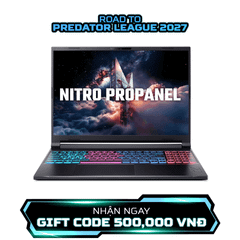 Laptop Gaming Acer Nitro ProPanel ANV16S-61-R0B8 (R5 AI 340 | GeForce RTX™ 5050 8GB | 16GB | 512GB | 16' FHD+ 180Hz | Win 11)