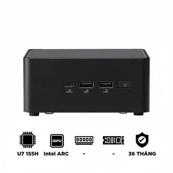 PC Mini Asus NUC 14 Pro Tall RNUC14RVHU700000I (Ultra 7 155H, Arc Graphics)