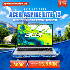 Laptop Acer Aspire Lite 15 AL15-48P-R5MN (R5-5625U | 8GB | 512GB | AMD Radeon | 15.6' FHD | Win 11)