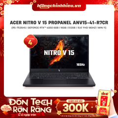 Laptop Gaming Acer Nitro V 15 ProPanel ANV15-41-R7CR (R5-7535HS | GeForce RTX™ 4050 6GB | 16GB | 512GB | 15.6' FHD 180Hz | Win 11)