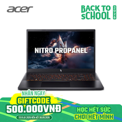 Laptop Gaming Acer Nitro ProPanel ANV15-52-50VA (Core 5 210H | GeForce RTX™ 3050 6GB | 16GB | 512GB | 15.6' FHD 180Hz | Win 11)