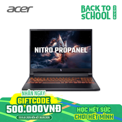 Laptop Gaming Acer Nitro ProPanel ANV16-72-71T9 (Core 7 240H | GeForce RTX™ 5060 8GB | 16GB | 512GB | 16
