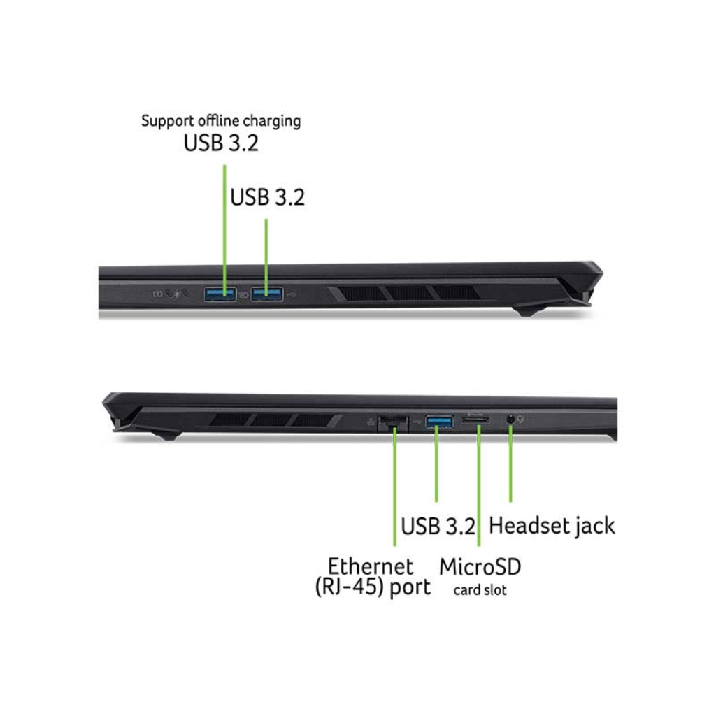 Laptop Gaming Acer Nitro V 16 AI ProPanel ANV16S-41-R337 (Ryzen 7 260 | GeForce RTX™ 5050 8GB | 16GB | 1TB | 16' FHD+ 180Hz | Win 11)