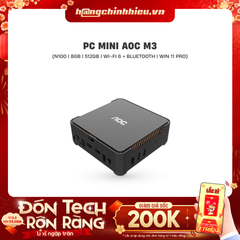 PC Mini AOC M3 (N100 | 8GB | 512GB | Wi-Fi 6 + Bluetooth | Win 11 Pro)