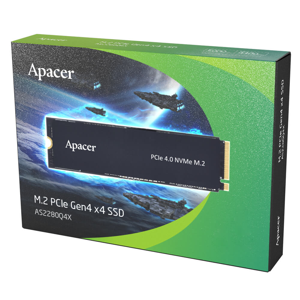 Ổ cứng SSD Apacer AS2280Q4X 1TB M.2 PCIe Gen4x4