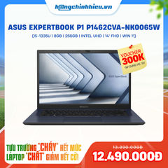 Laptop ASUS ExpertBook P1 P1462CVA-NK0065W (i5-1335U | 8GB | 256GB | Intel UHD | 14' FHD | Win 11)