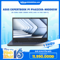Laptop ASUS ExpertBook P1 P1462CVA-NK0065W (i5-1335U | 8GB | 256GB | Intel UHD | 14' FHD | Win 11)