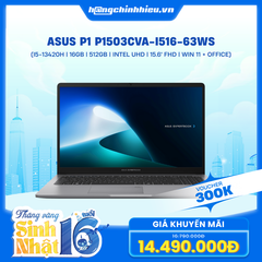 Laptop ASUS ExpertBook P1 P1503CVA-I516-63WS (i5-13420H | 16GB | 512GB | Intel UHD | 15.6' FHD | Win 11 + Office)