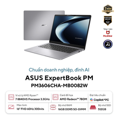 Laptop ASUS ExpertBook P3 PM3606CHA-MB0082W (R7-8840HS | 16GB | 512GB | AMD Radeon 780M | 16' WUXGA | Win 11)