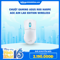 Chuột Gaming ASUS ROG Harpe Ace Aim Lab Edition Wireless - Moonlight White
