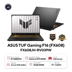 Laptop ASUS TUF Gaming F16 FX608JH-RV039W (i5-13450HX | GeForce RTX™ 5050 8GB | 16GB | 1TB |  16' WUXGA 165Hz | Win 11)