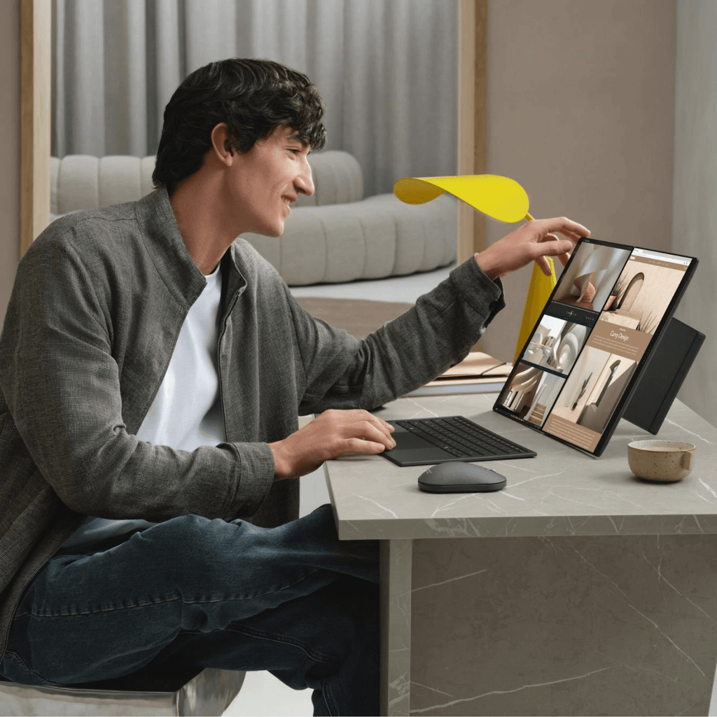 Laptop ASUS ZenBook DUO UX8407AA-SN439WS (Ultra X7-358H | 32GB | 512GB | Intel Arc | 2x 14' 3K OLED 144Hz Touch | Win 11)