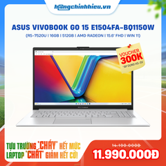 Laptop ASUS VivoBook Go 15 E1504FA-BQ1150W (R5-7520U | 16GB | 512GB | AMD Radeon™ Graphics | 15.6' FHD | Win 11)