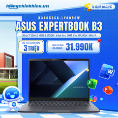 Laptop ASUS ExpertBook B3 B3405CCA-LY0080W (Ultra 7 255H | 16GB | 512GB | Intel Arc 140T | 14' WUXGA | Win 11)