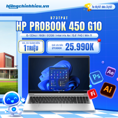 Laptop HP Probook 450 G10 B73TPAT (i5-1334U | 16GB | 512GB | Intel Iris Xe | 15.6' FHD | Win 11)