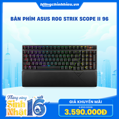 Bàn phím Gaming ASUS ROG Strix Scope II 96 Wireless NX Snow switch