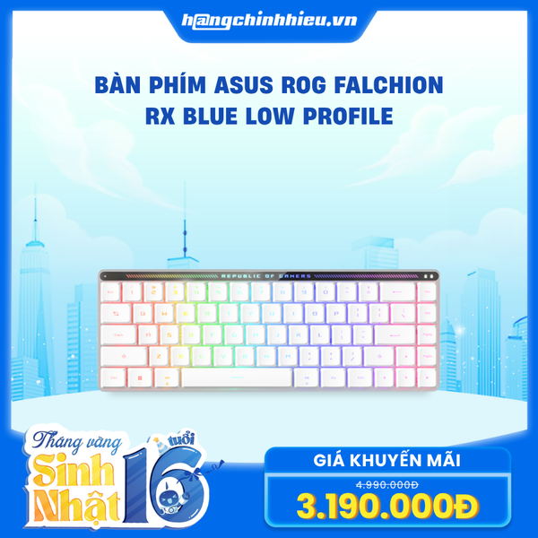 Bàn phím ASUS ROG FALCHION RX BLUE Low Profile