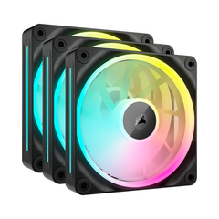 Bộ 3 quạt máy tính Corsair iCUE LINK LX120 RGB Black