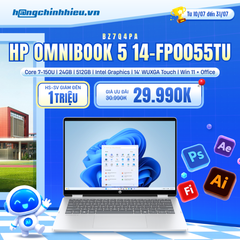 Laptop HP OmniBook 5 Flip 14-fp0055TU BZ7Q4PA (Core 7-150U | 24GB | 512GB | Intel Graphics | 14' WUXGA Touch | Win 11 + Office)
