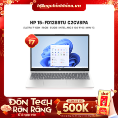 Laptop HP 15-fd1289TU C2CV8PA (Ultra 7 155H | 16GB | 512GB | Intel Arc | 15.6' FHD | Win 11)
