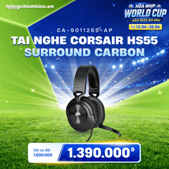 Tai nghe Corsair HS55 Surround Carbon (CA-9011265-AP)