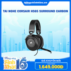 Tai nghe Corsair HS65 Surround Carbon (CA-9011270-AP)