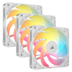 Bộ 3 quạt máy tính Corsair RS120-R ARGB White