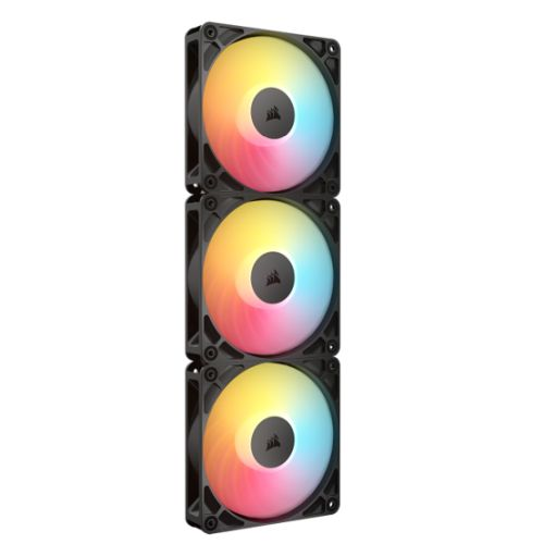 Bộ 3 quạt máy tính Corsair RS120-R ARGB Black